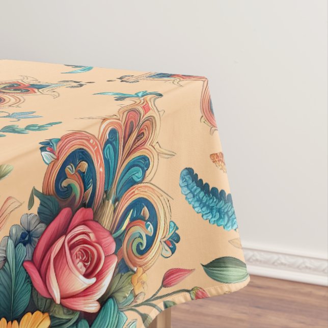 Nappe Magnifique Motif des Fleurs d'été (In Situ)