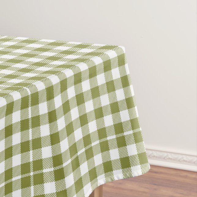 Nappe Maison de campagne À damiers verte En vichy rustiq (In Situ)