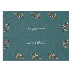 Nappe Mallard Canards en vol Turquoise