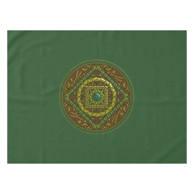 Nappe Mandala Taureau (Devant (Horizontal))