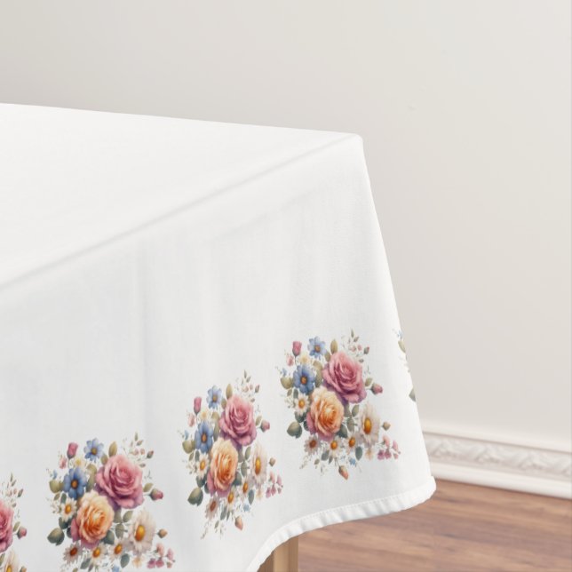 Nappe Mantel Blanco Flores para Celebrar (In Situ)