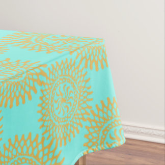 Nappe Mantel Mandala doré