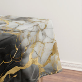 Nappe Marbre de luxe blanc, or et noir élégant