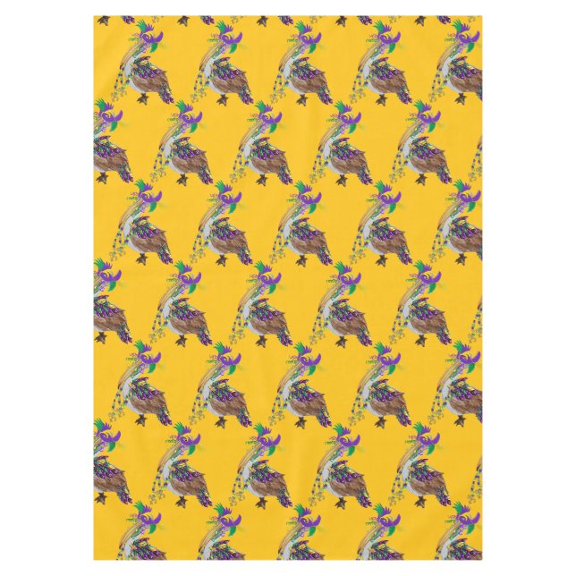 Nappe Mardi Gras Pelican Holiday party (Devant)