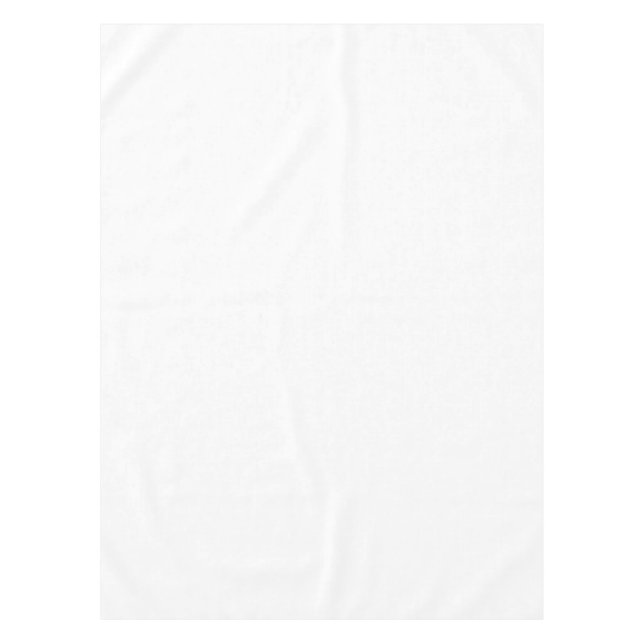 Nappe Mariage blanc clair de 52 po x 70 po (Devant)