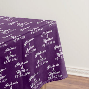 Nappe Mariage simple Elegant Bride et Groom