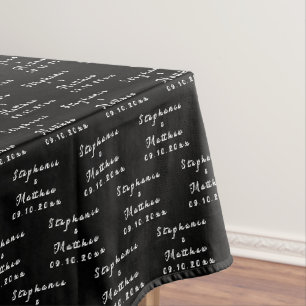 Nappe Mariage simple Elegant Bride et Groom