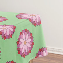 Médaillon asiatique rose pastel Floral