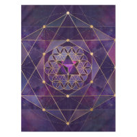 Merkabah en fleur de vie - Géométrie sacrée
