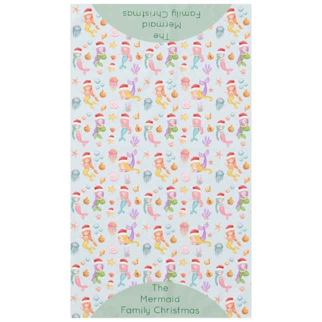 Nappe Mermaid Père Noël Noël (Devant)