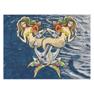 Nappe Mermaids - Design nautique pour les amoureux des o