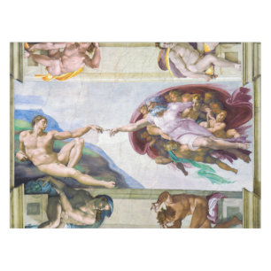 Nappe Michelangelo - Création d'Adam, Chapelle Sixtine