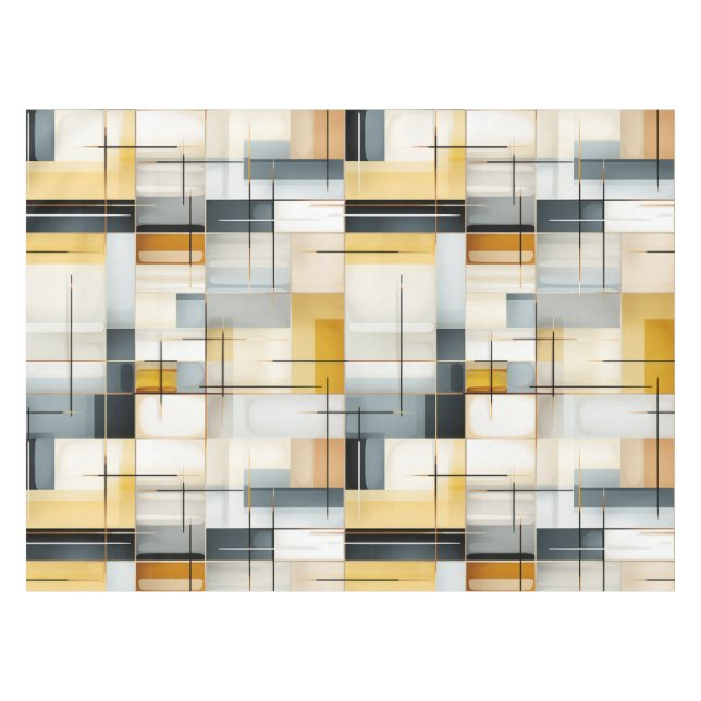 Nappe Mid Century Watercolor (Devant (Horizontal))