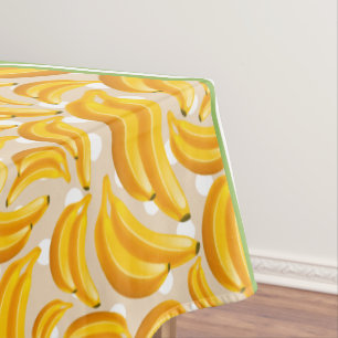 Nappe Mignon Bananes à pois & Chevron Jaune
