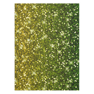 Nappe Miroiter les parties scintillantes vert-foncé d'o