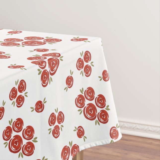 Nappe Mode de cru de roses rouges de Valentine (In Situ)
