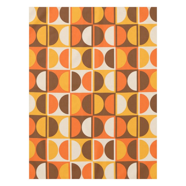 Nappe Modèle abstrait géométrique moderne du milieu du s (Devant)