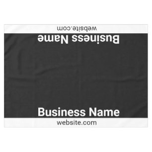 Nappe Modèle de site Web de nom d'entreprise noir et bla
