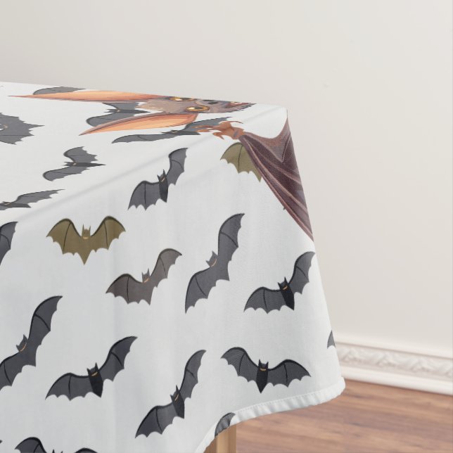 Nappe Modèle D'Halloween De L'Horloge Des Chauves-Bats V (In Situ)