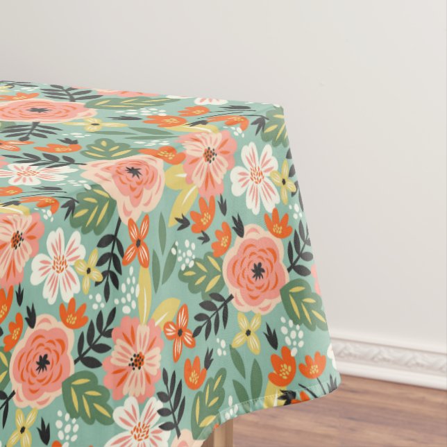Nappe Modèle floral du jardin (In Situ)