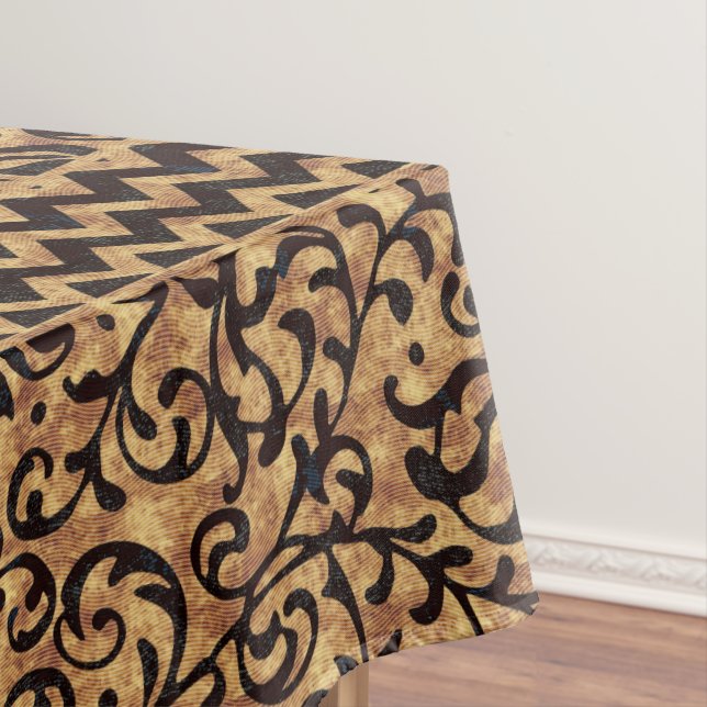 Nappe Modèle Floral Or Renaissance italienne (In Situ)
