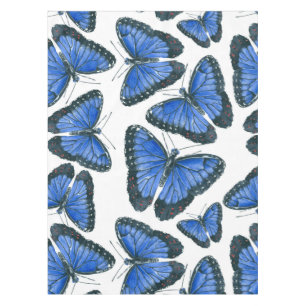 Nappe Modèle motif de papillon bleu morpho