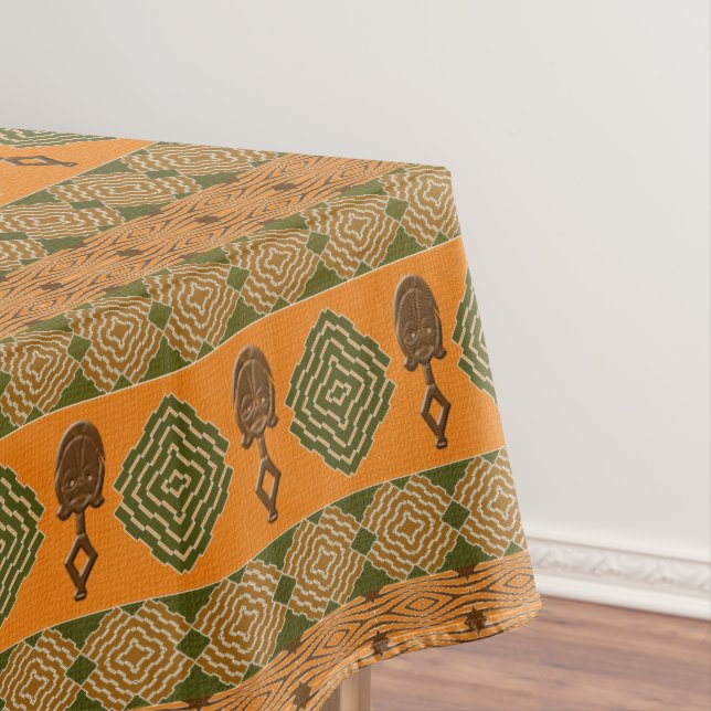 Nappe Modèle rayé tribal africain ethnique (In Situ)