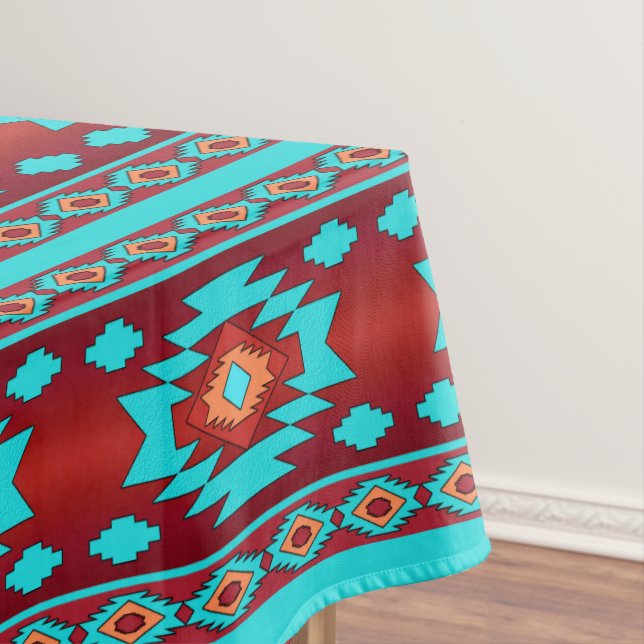 Nappe Modèle tribal ethnique du sud-ouest (In Situ)