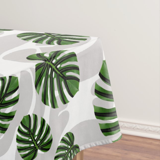 Nappe Modern Boho Botanical Leaves Pattern (In Situ)