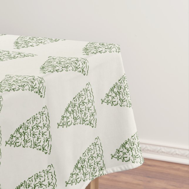 Nappe Modern Green Whimsical Christmas (In Situ)
