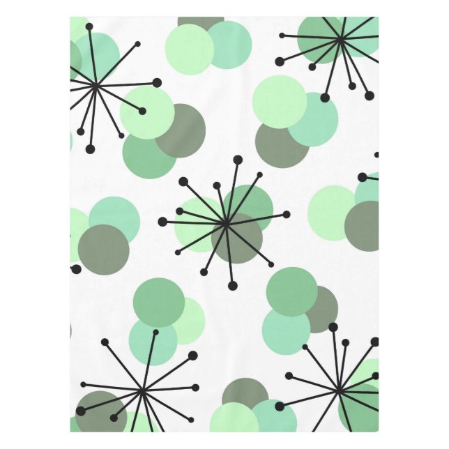 Nappe Molécules de l'âge atomique Mint Green (Devant)