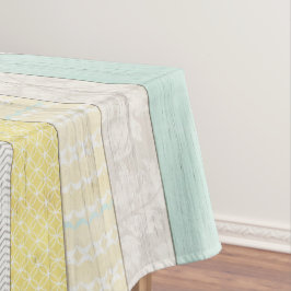 Nappe Monnaie Rustique & Boho Jaune Géométrique Chalet M