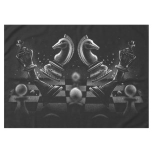 Nappe Monochrom d'échecs dramatique