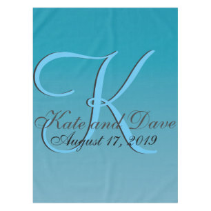 Nappe Monogramme bleu