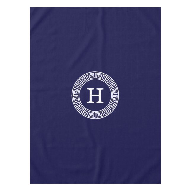 Nappe Monogramme initial du cadre de la ligne de la clé  (Devant)