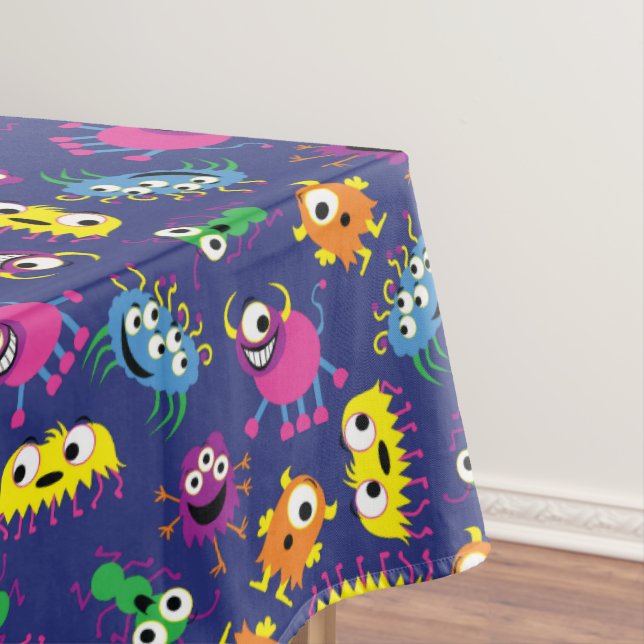 Nappe Monster Cute Funny 1er Anniversaire Thème de fête (In Situ)