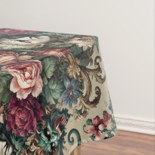 Nappe Monstres parmi les hommes - Gothique Grand Motif