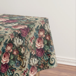 Nappe Monstres parmi les hommes - Gothique Moyen Motif