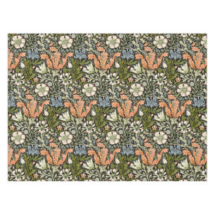 Nappe Morris BlackBackground 1896 Compton Floral Pattern