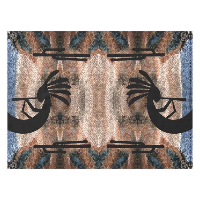Nappe Mosaïque du désert sud-ouest de Kokopelli (Devant (Horizontal))