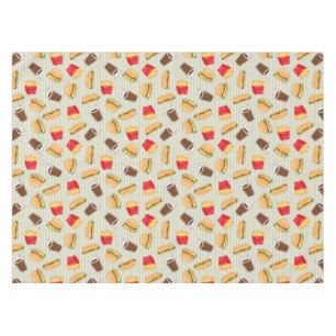 Nappe Motif 2 d'aliments de préparation rapide