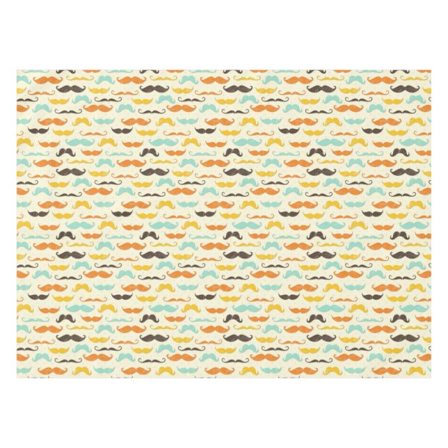 Nappe Motif 3 de moustache (Devant (Horizontal))