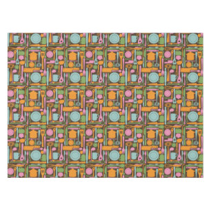 Nappe Motif 3 d'ustensiles de cuisine