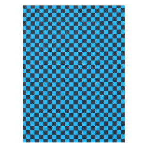 Nappe Motif à carreaux bleu myrtille