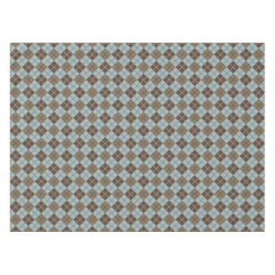 Nappe Motif à motifs de losanges dans le bleu et le
