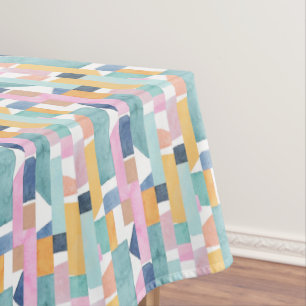Nappe Motif abstrait de forme d'aquarelle