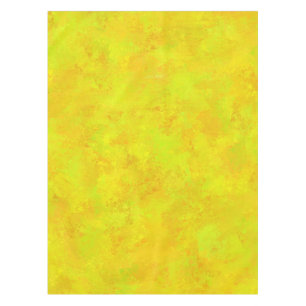 Nappe Motif abstrait jaune orange vert