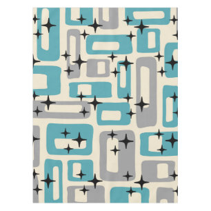 Nappe Motif Abstrait moderne du milieu du siècle