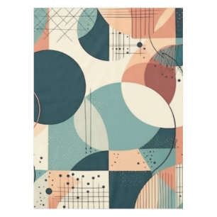 Nappe Motif Abstrait sans fil minimal - géométrique (2)