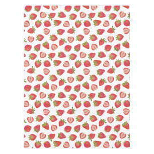 Nappe Motif amusant de fraise d'été